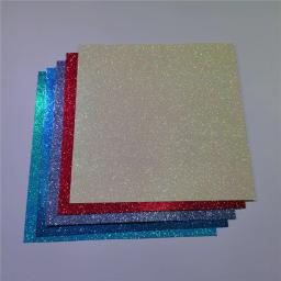 Cartolina infantil em cores mágicas com glitter, papel para artesanato diy com glitter 15 peças - Image 3