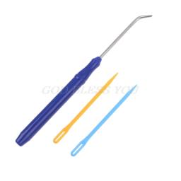 Conjunto de agulhas e gancho de crochê, para malhas facas, gancho de tear de tricô, 1 conjunto - Image 2