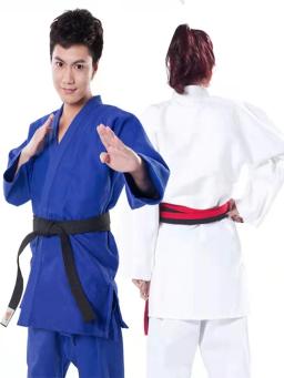 Único Weave artes marciais quimono, Judo Gi Uniforme Competição, 100% Algodão, Branco, 450gsm - Image 3