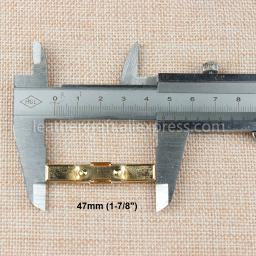 1x fivela de metal com fecho fofo laço bolsa de conchos chapéu decoração ferragens diy couro acessório de artesanato dourado 47mm (1-1/4 ") - Image 3