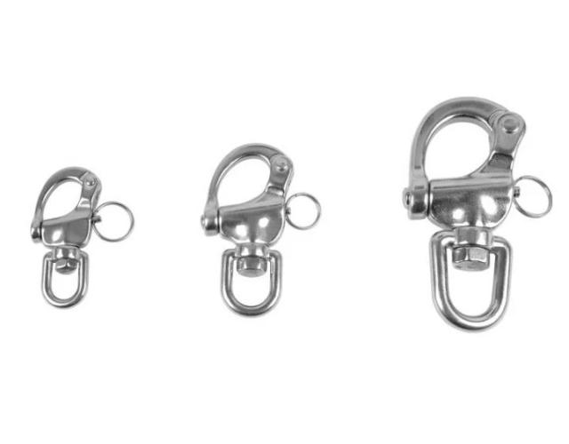 Anel Conector Rotativo em Aço Inoxidável 304 para Cabide de Fio e Corda - Grilhão em Forma de 8 para Levantamento e Fixação