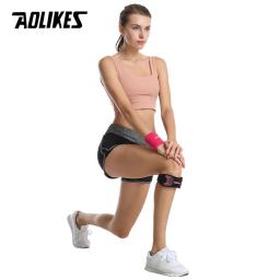 AOLIKES-Joelheira Ajustável para Alívio das Dores, Estabilizador Patela, Suporte Brace, Caminhadas, Futebol, Basquete, Corrida, Esporte, 1Pc - Image 5