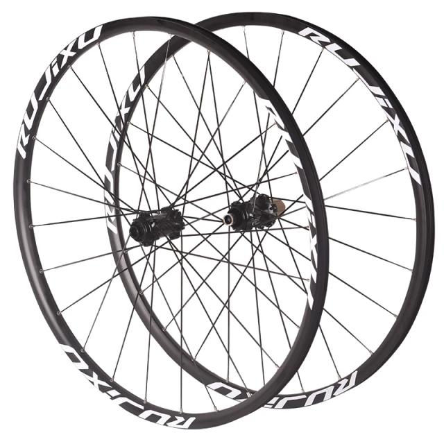 RUJIXU Rodas MTB Freio a Disco Tração Reta Leves 26/27.5/29er 700C 24 Furos