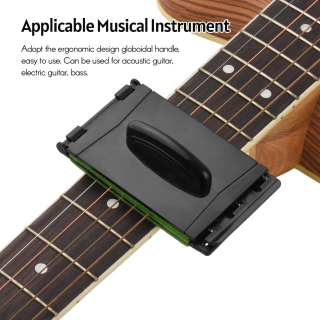 Escova de Limpeza para Cordas de Baixo e Acessórios de Guitarra Elétrica