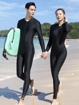 Roupa de mergulho para homens e mulheres, peça única de lycra à prova d'água upf 50 + roupa de mergulho de corpo inteiro para kitesurf pesca submarina leve traje de banho com proteção - Image 1