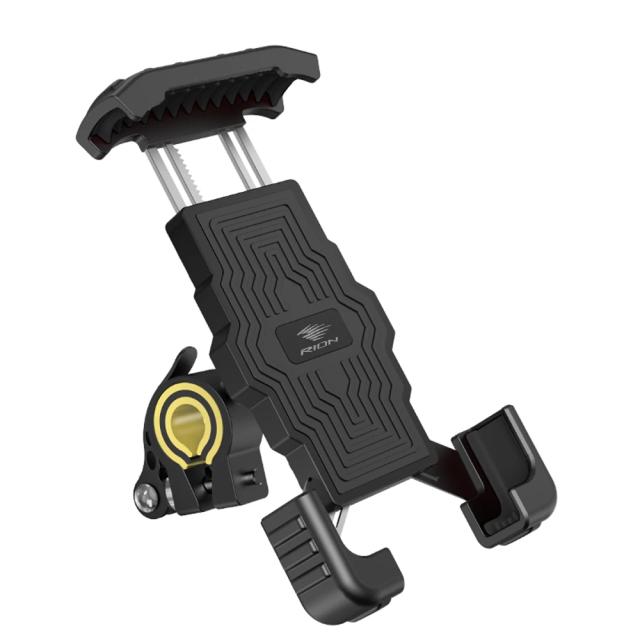 Suporte de Telefone RION para Bicicleta e Moto - Compatível com Guidão e Scooters, Ideal para Dispositivos de Até 6,5 Polegadas