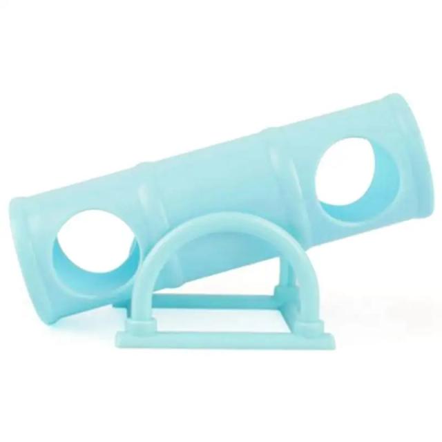 Tubo Elástico Interativo para Hamsters - Brinquedo de Plástico Diversão Garantida para Pets