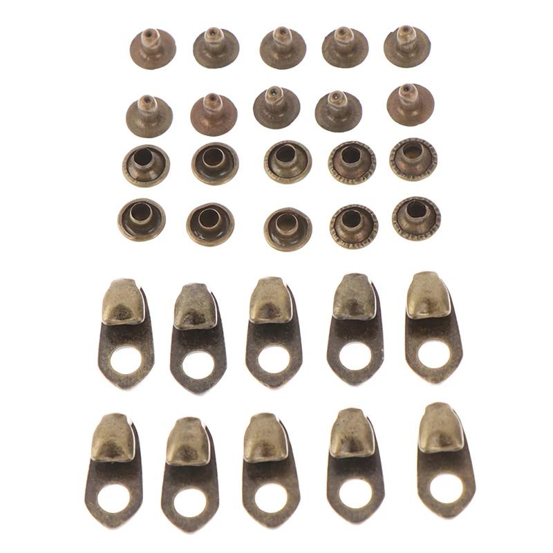 Conjunto com 10 ganchos de renda e rebites para sapatos, bota de escalada e montanhismo, conexão com renda - Image 1