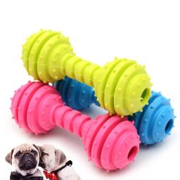 Brinquedos de mastigação de cão de borracha natural exercício fortalecimento do cão de estimação maxila músculos bouncy placa limpa soando mordida-resistente brinquedos para animais de estimação - Image 1