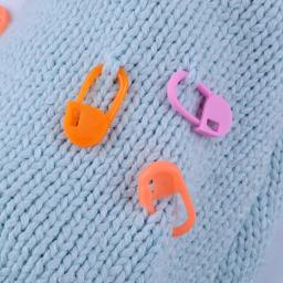 50/100 pces marcadores de ponto 2.3cm crochê travamento tricô marcadores ponto agulhas clipe contador diy tecelagem artesanato tricô ferramentas - Image 5