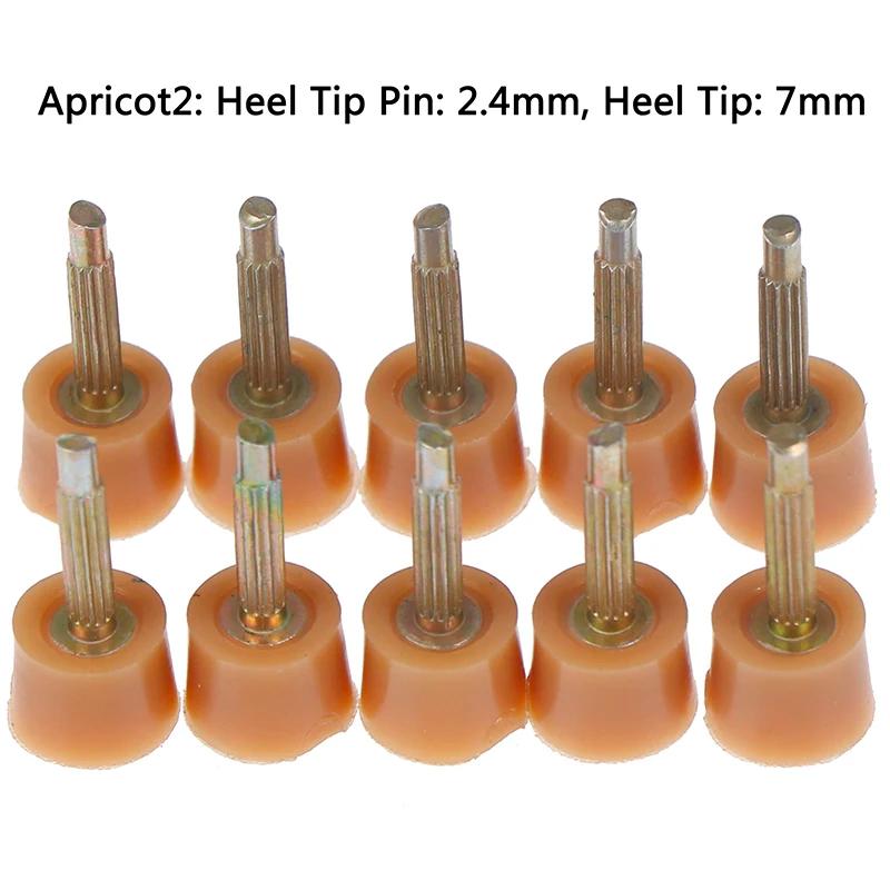 Pinos e pontas para reparo de calcanhar, 10 peças torneiras para substituição de sapatos e tarrachas de calcanhar para proteger 2 cores - Image 1