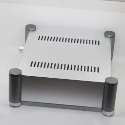W355 h115 d315 alumínio psu amplificador de potência habitação tubo preamp caso chassi dac caixa diy duplo controle equilibrado decodificador gabinete - Image 3