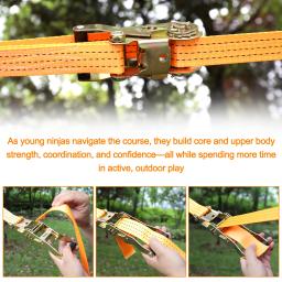 Corda ninja de obstáculo para crianças, equipamento de treino infantil divertido, linha de exercício ao ar livre, equipamentos esportivos - Image 5