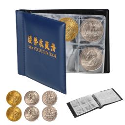 Livro Comemorativo Coleção Moedas, Álbum Tokens, 60 Bolsos, Álbum Selo, Saco De Armazenamento, Presentes - Image 1