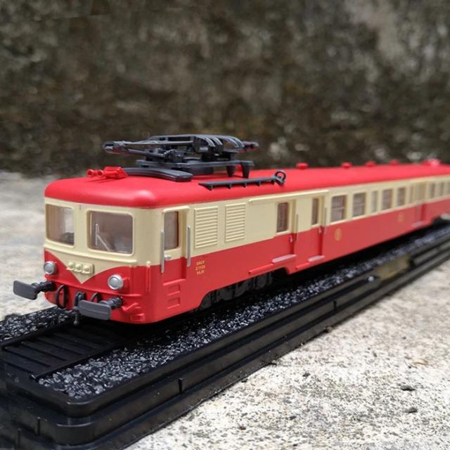 Locomotiva Elétrica Vintage 1:87 Atlas - Modelo de Trem Ferroviário para Colecionadores e Decoração