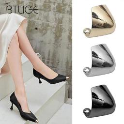 Capa protetora de metal Toe, Anti-kick Shoe Clip, Acessórios de reparo do salto alto, Salto alto - Image 1