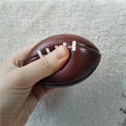 Rugby American Football Toy Balls para crianças, Hand Squeeze, Esponja de espuma, Anti Stress Relief Balls, Brinquedos esportivos ao ar livre, 9cm - Image 4