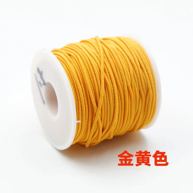Forte Elastic Beading Cord para Fazer Jóias, Stretch Thread, String para Pulseiras, Linha de Cordões de Colar DIY, 50m por Rolo, 0.8mm, 1mm, 1.2mm, 1.5mm, 1.5mm - Image 1