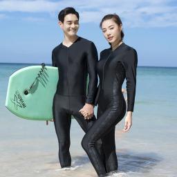 Roupa de mergulho para homens e mulheres, peça única de lycra à prova d'água upf 50 + roupa de mergulho de corpo inteiro para kitesurf pesca submarina leve traje de banho com proteção - Image 3