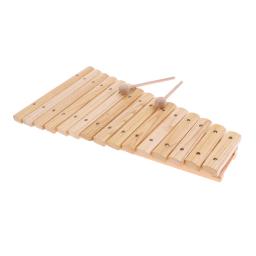 Xilofone de madeira com 2 balizas infantis, brinquedos educativos musicais, 15 notas - Image 2