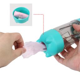 Garrafa de água potável portátil ao ar livre, Dog Bowl, Pet Water Dispenser para cães pequenos e grandes, alimentador de cachorros e gatos, 300ml - Image 2