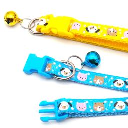 Coleira com sino ajustável e fivela para animais de estimação, suprimentos para coleira de gato, cão e gato, acessórios de coleira pequena para animais de estimação, 100 peças - Image 3