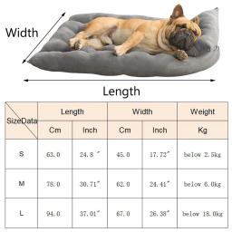 Multifuncional francês bulldog pet sofá cama ninho para pequeno médio cães gatos pug macio filhote de cachorro tapete maschas acessórios suprimentos - Image 2