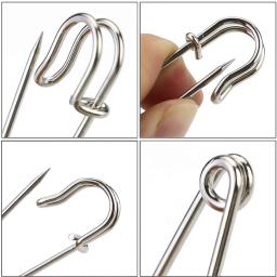 Heavy Duty broche de metal para vestuário, grandes alfinetes de segurança, fixação de jóias, costura e vestuário titular, fecho para artesanato tecido, 15 PCs, 5 PCs - Image 4
