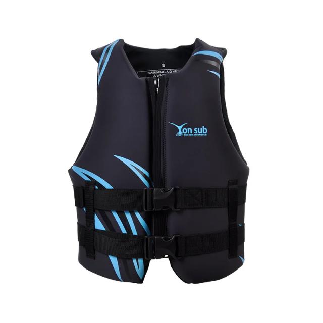 Jaqueta salva-vidas de neoprene unissex para adultos, colete ideal para proteção em atividades aquáticas