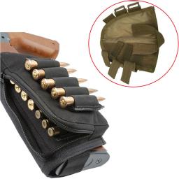 Tactical Muti-funcional Caça Zipper Rifle, Buttstock Pack Bag, bochecha Pad, Descanso Shell, Mag, Bolsa de munição, Bolso Revista Bandolier - Image 4