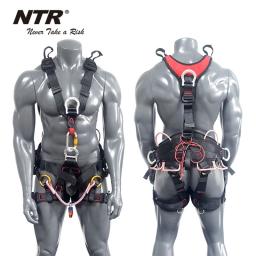 Profissional Corpo Inteiro Montanhismo Cinto De Segurança, arnês De Escalada De Rocha, proteção Aérea Do Trabalho, equipamento De Sobrevivência - Image 5