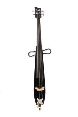 4/4 violoncelo elétrico 4 cordas som poderoso e silencioso, parte de ébano grau superior, cor preta - Image 2