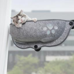 Gato janela hammock com ventosas fortes pet kitty pendurado dormir cama armazenamento para animais de estimação quente furão gaiola gato prateleira camas de assento - Image 1
