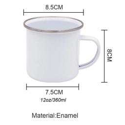 Canecas com estampa de letras, xícaras criativas de café, chá, bebidas, sobremesa, café da manhã, copo de leite, canecas esmaltadas, alça, presentes para crianças e amigos - Image 6