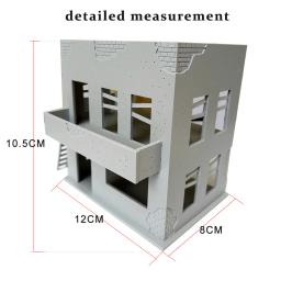 1:50 1:72 danificado edifício militar modelo casa de construção kit plástico para decoração de layout de cenário arquitetônico - Image 2