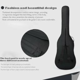 Impermeável acolchoado guitarra elétrica Bass sacos, preto, estojo, titular - Image 5