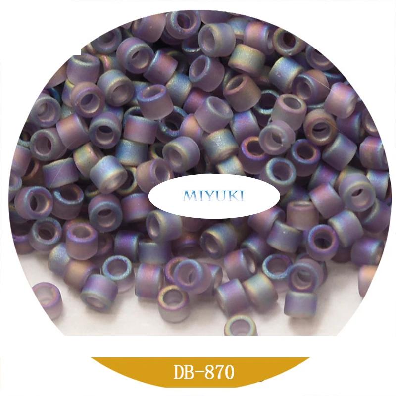 Contas de vidro importadas japonesas miyuki delica contas coloridas matte series one 5g ornamento - Image 1