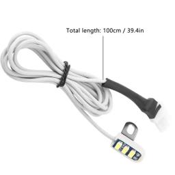 Lâmpada industrial com luz LED, flexível Gooseneck, acessórios para máquinas de costura, ferramentas de costura Overlock, 3 Beads, 5V - Image 5