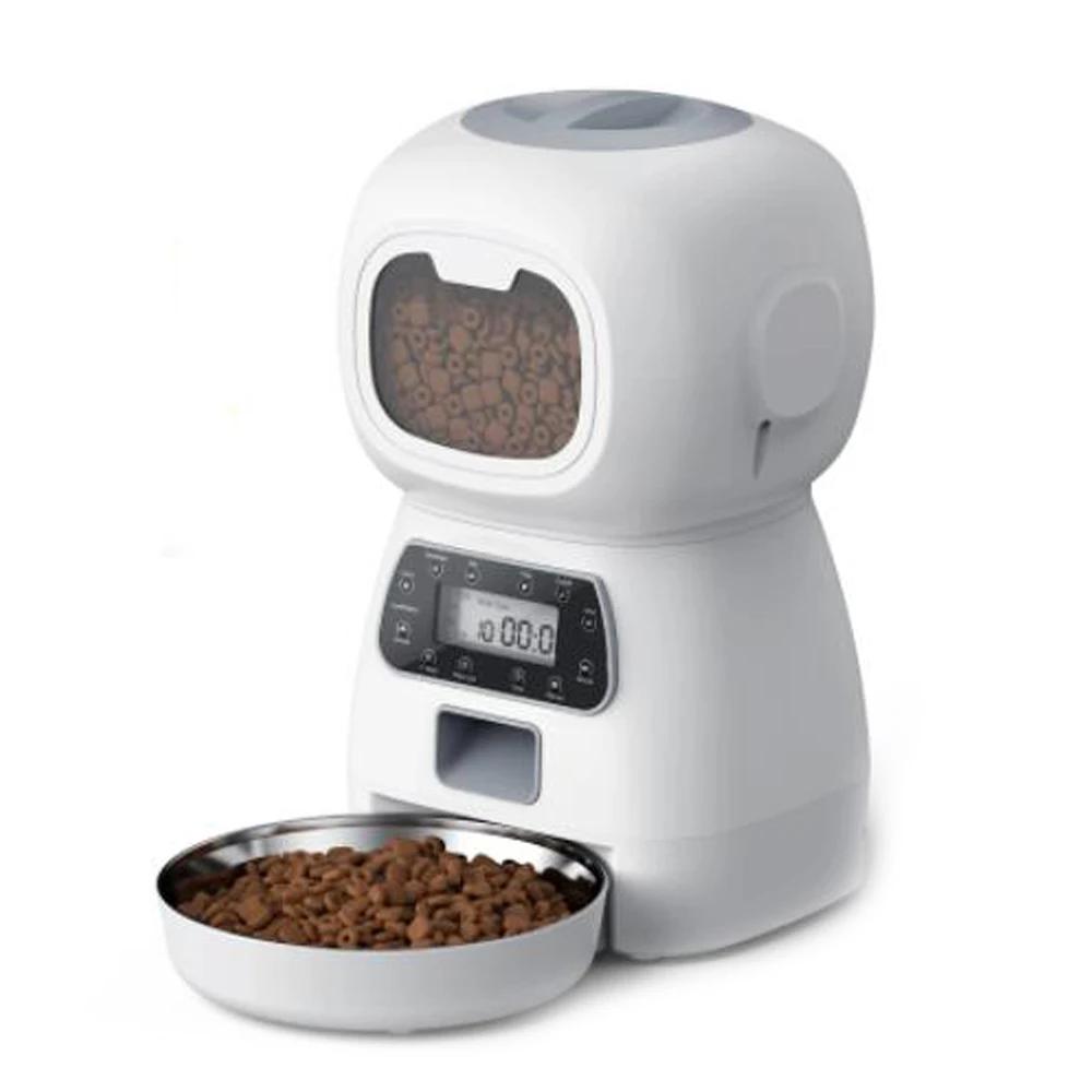 Alimentador automático do animal de estimação 3.5l dispensador de comida inteligente para cães gatos parcela controlador voz programável temporizador tigela suprimentos para animais estimação - Image 2