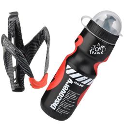 Garrafa de água com suporte para bicicleta, garrafa de água portátil para ciclismo, esportes - Image 1