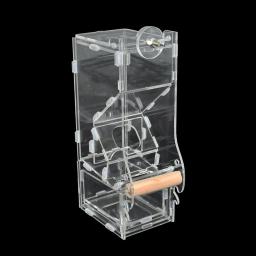 Alimentador automático para pássaros, alimentador para aves, equipamento para alimentação de pássaros, para caranguejos, papagaio, estrelas, pássaros de estimação, dispositivos de alimentação, 1 peça - Image 4