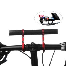 Extensor de guidão de bicicleta, extensor de liga de alumínio para guidão, acessório de espaço de armazenamento extra para bicicleta, 1 peça - Image 3