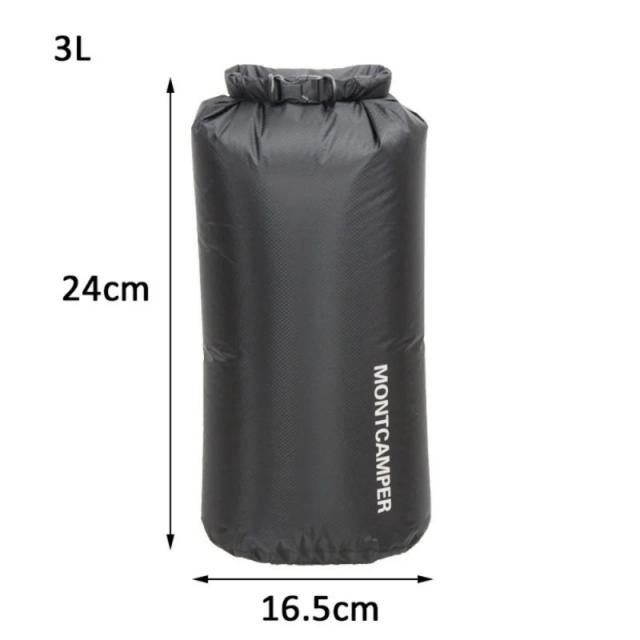 Saco Seco Nylon Impermeável 30D Ultraleve 3L-35L