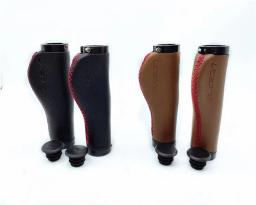 Litepro capa para guidão de bicicleta dobrável, fecho em couro pu, 22-22.2mm, retrô puro, travamento manual, 1 par - Image 3