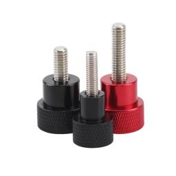 Parafuso de aço inoxidável M5, Knob recartilhado, Flat Step, Round Head, Alloy Aluminum, Hand Screws for GoPro, 10-40mm Length - Image 3
