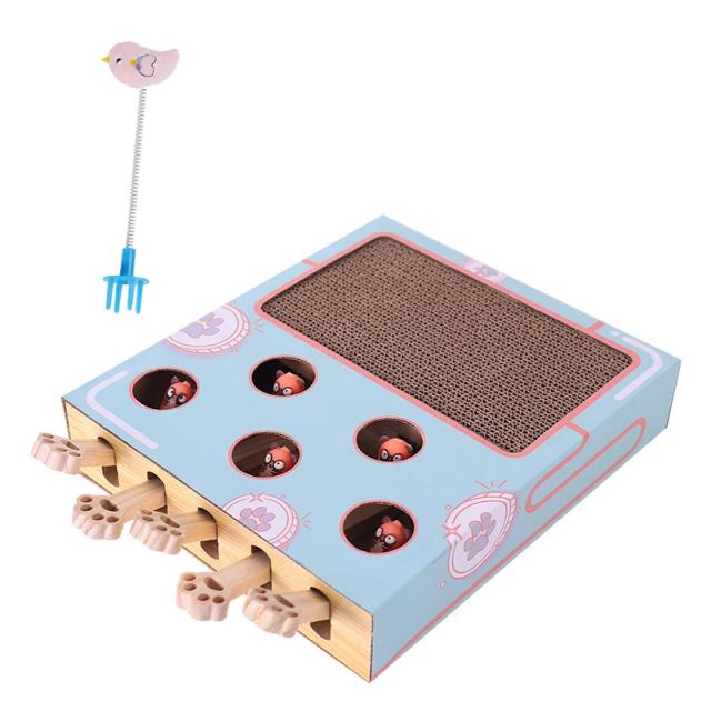 Brinquedos interativos multifuncionais para gatos e hamsters: arranhadores ondulados e opções divertidas para enriquecer o ambiente dos pets