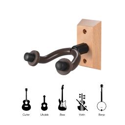 Suporte de parede de madeira para violão, gancho para violão, baixo, ukulele e guitarra elétrica - Image 4