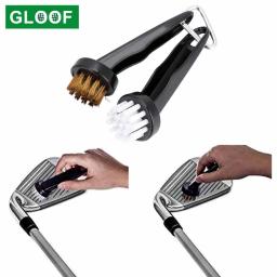 GLOOF portátil clube de golfe escovas cabeça redonda kits limpos para ferros de golfe putters sapato grampos - Image 1