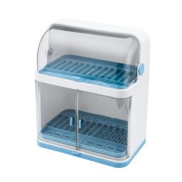 Cozinha tigela rack de drenagem prato rack com capa para colocar pratos pauzinhos louça prateleiras de armazenamento multifuncional armários caixa - Image 6