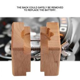Assista Repair Tool Kits para Relojoeiros, Caixa De Madeira Profissional, Bloco Grampo Vise, Movimento De Madeira e Aço Inoxidável - Image 2